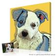 Personalized Gifts for Pet Lovers - Exclusive Warhol pop art portraits on canvas from your dog photos 16"x20"