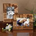 Personalized Wood Picture Frames - Our Hearts Belong to Her Frame