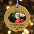 Personalized Photo Memorial Christmas Ornament