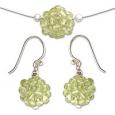 Peridot jewelry set - Sweet Green Grapes