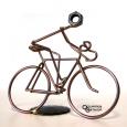 Cyclist Wirecraft Figurine
