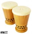 Hawaiian Drum Salt and Pepper Shakers
