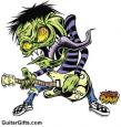 Monster Guitarist Sticker