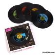 Record Coasters Set