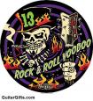 Skeleton Voodoo Guitar Sticker