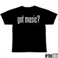 Got Music? T-shirt - Black