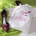 Personalized Womens Drawstring Shoe Bags