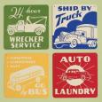 Kids Vintage Transportation Signs