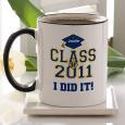 Custom Graduation Ceramic Coffee Mug - Cheers to the Graduate Style