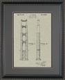 Golden Gate Pier Framed Patent Art - 11x14