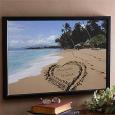 Personalized Canvas Art - Our Paradise Island Design - Medium