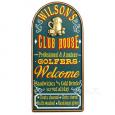 Golf Clubhouse Personalized Sign
