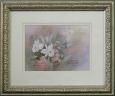 "Butterfly and Flowers" Framed Print