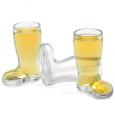 Mini German Beer Boot Shot Glasses, Set of 3
