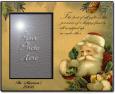 Personalized Vintage Santa Photo Frame