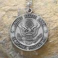 Personalized St. Michael Military Medallion Pendant - Army