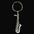 Alto Sax Pewter Keychain