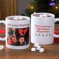 Personalized Loving You Photo Holiday Ceramic Mug