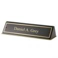 Black Piano Finished Nameplate
