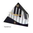 Pyramid Shaped Keyboard Desk Clock