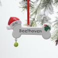 Personalized Dog Christmas Ornaments - Dog Bone