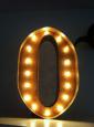 Vintage Marquee Light - Letter O