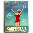Scenic Beaches Vintage Personalized Sign