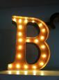 Vintage Marquee Light - Letter B