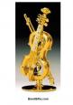 Violin with Austrian Crystals