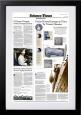 Inside Page New York Times Reprint