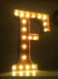 Vintage Marquee Light - Letter F