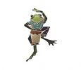 Unique "FROG" Drummer Pin