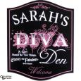 Diva Den Sign - Personalized