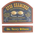 Personalized Eye Doctor Hanging Sign