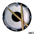 Drum with Sticks Coasters
