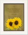Personalized Sunflowers Friend Keepsake