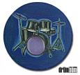 Drumset Mousepad - Blue