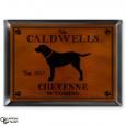 Dog Cabin Sign - Personalized