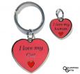 Cat Love Keychain Set - Pink