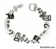 Piano and Music Notes Bracelet
