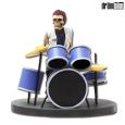 Skeleton Drumset Figurine