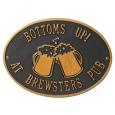 Personalized Beer Mug Outdoor Metal Plaque