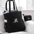 Personalized Quilted Tote Bags & Makeup Bags