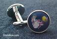 Drumset Cuff Links