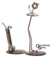 Golfer Wirecraft Figurine