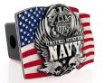 Navy Trailer Hitch Cover
