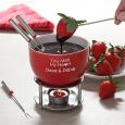 Personalized Chocolate Fondue Set - You Warm My Heart