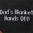Black Personalized Fleece Blanket - You Name It