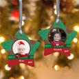 Star Photo Personalized Christmas Ornaments