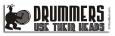 Drummers Use Their Heads Sticker